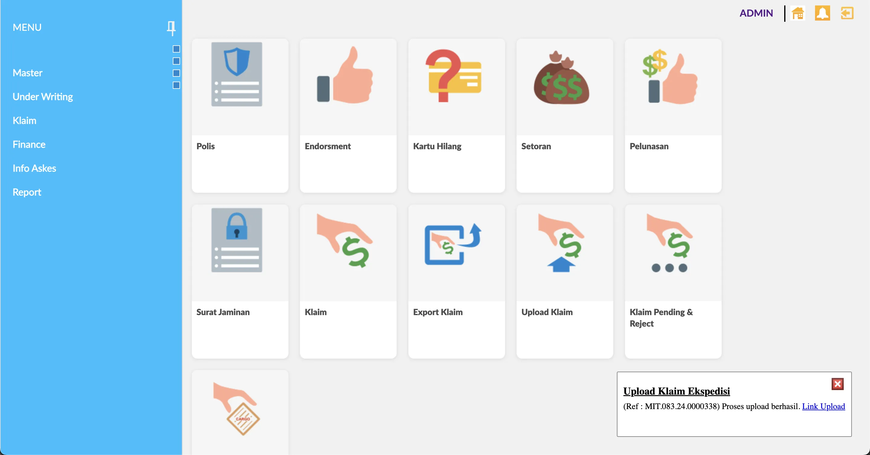 Insurance Management System screenshot 2