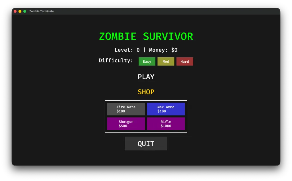 Zombie Survivor screenshot 1